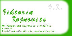 viktoria kojnovits business card